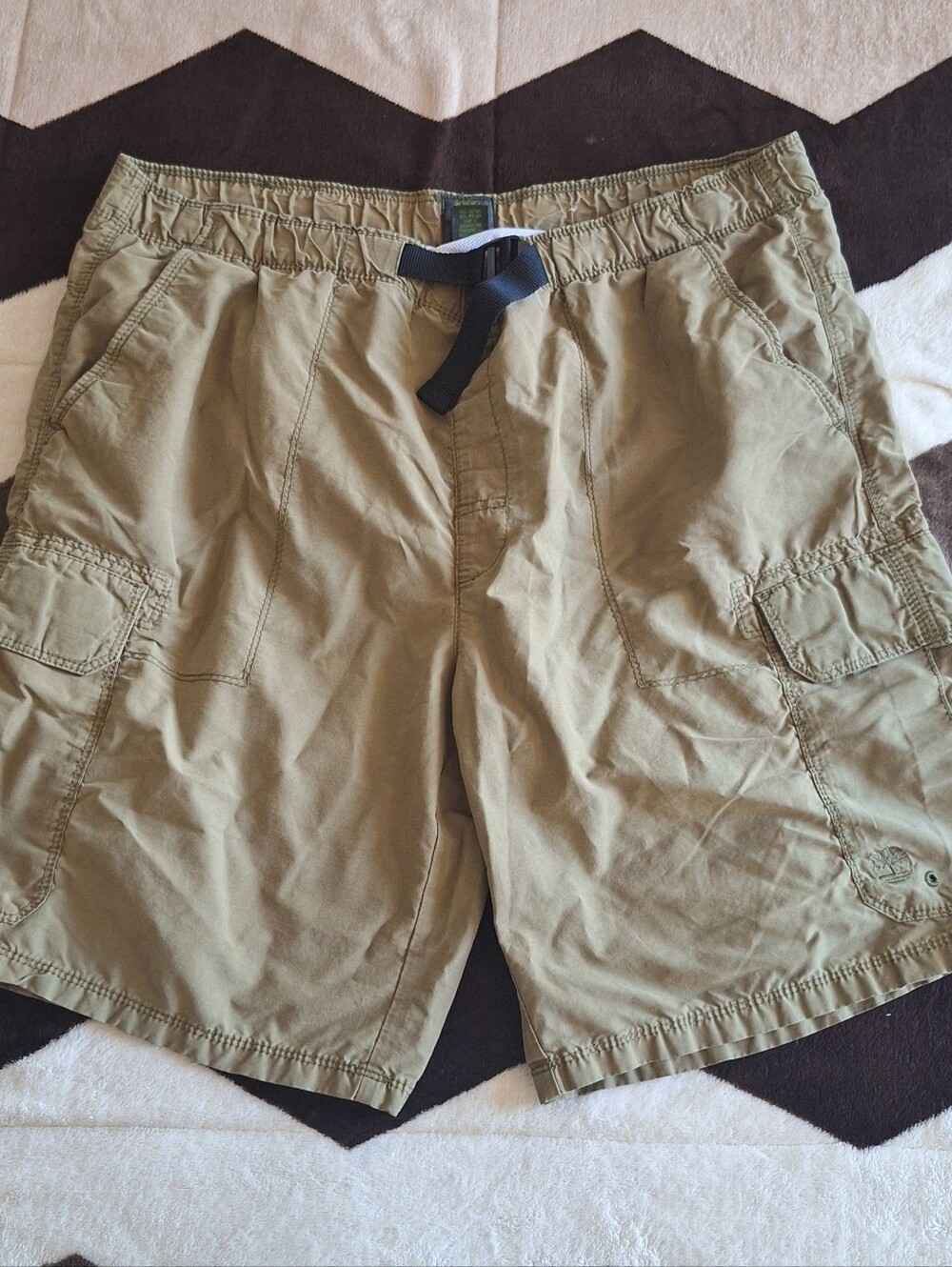 Timberland men's belted cargo hiking shorts